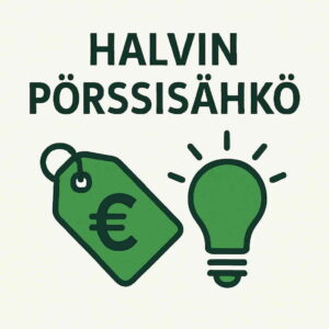 pörssisähkö halvin marginaali
