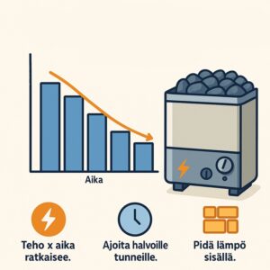 paljonko sauna kuluttaa sähköä 1