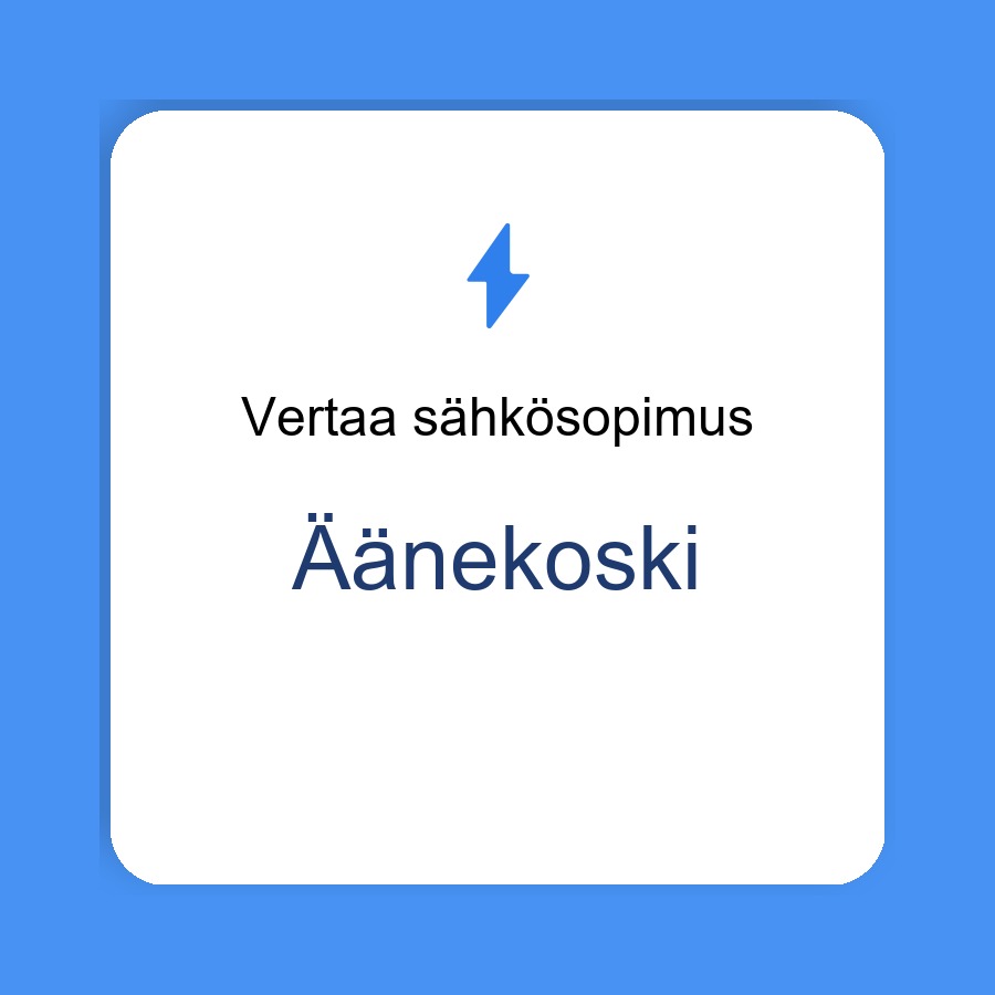 sähkösopimus Äänekoski