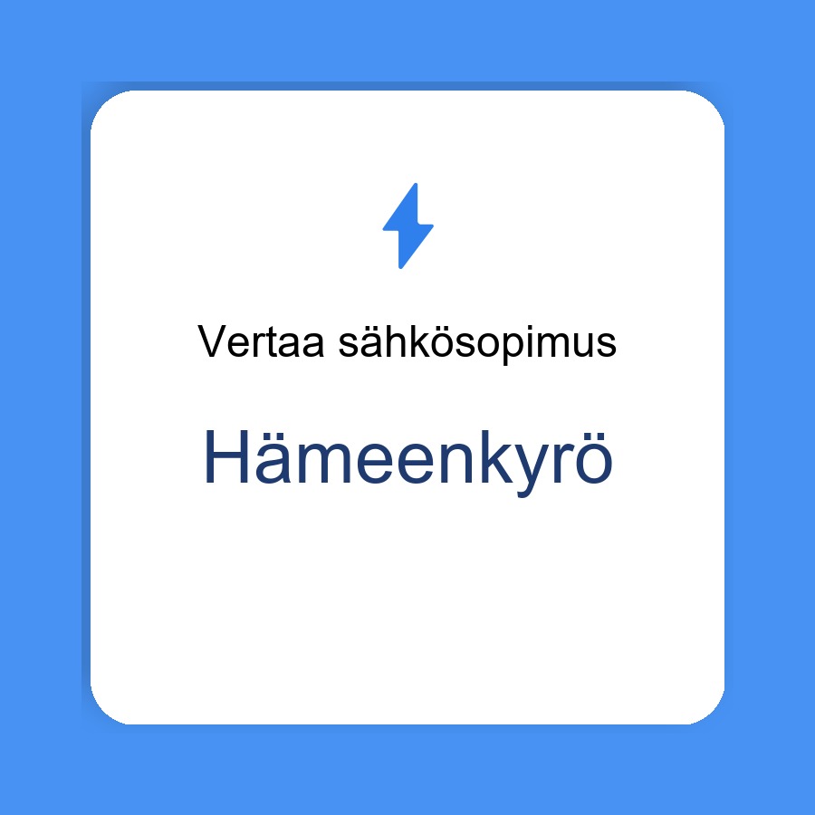 sähkösopimus Hämeenkyrö