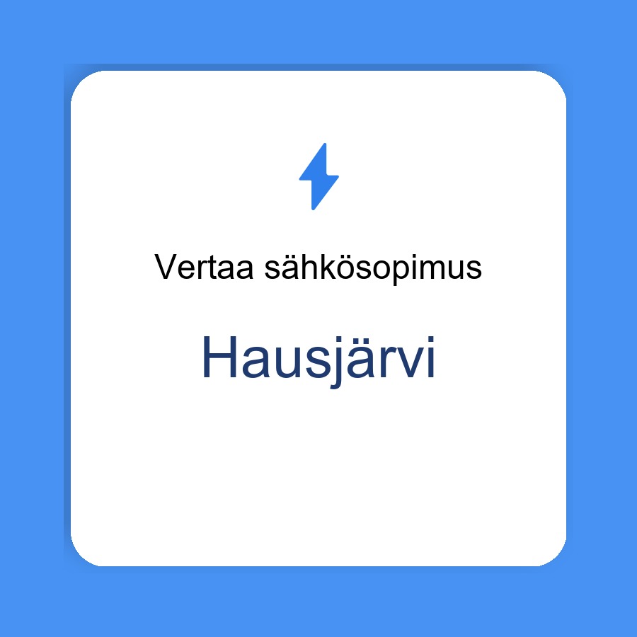 sähkösopimus Hausjärvi