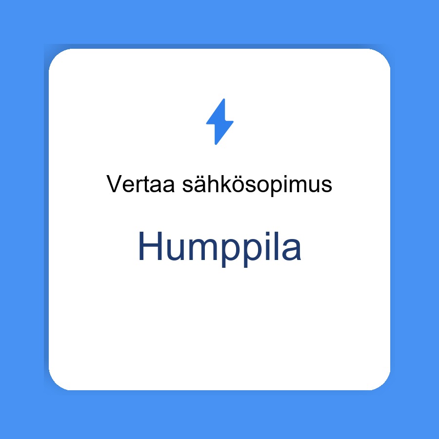 sähkösopimus Humppila