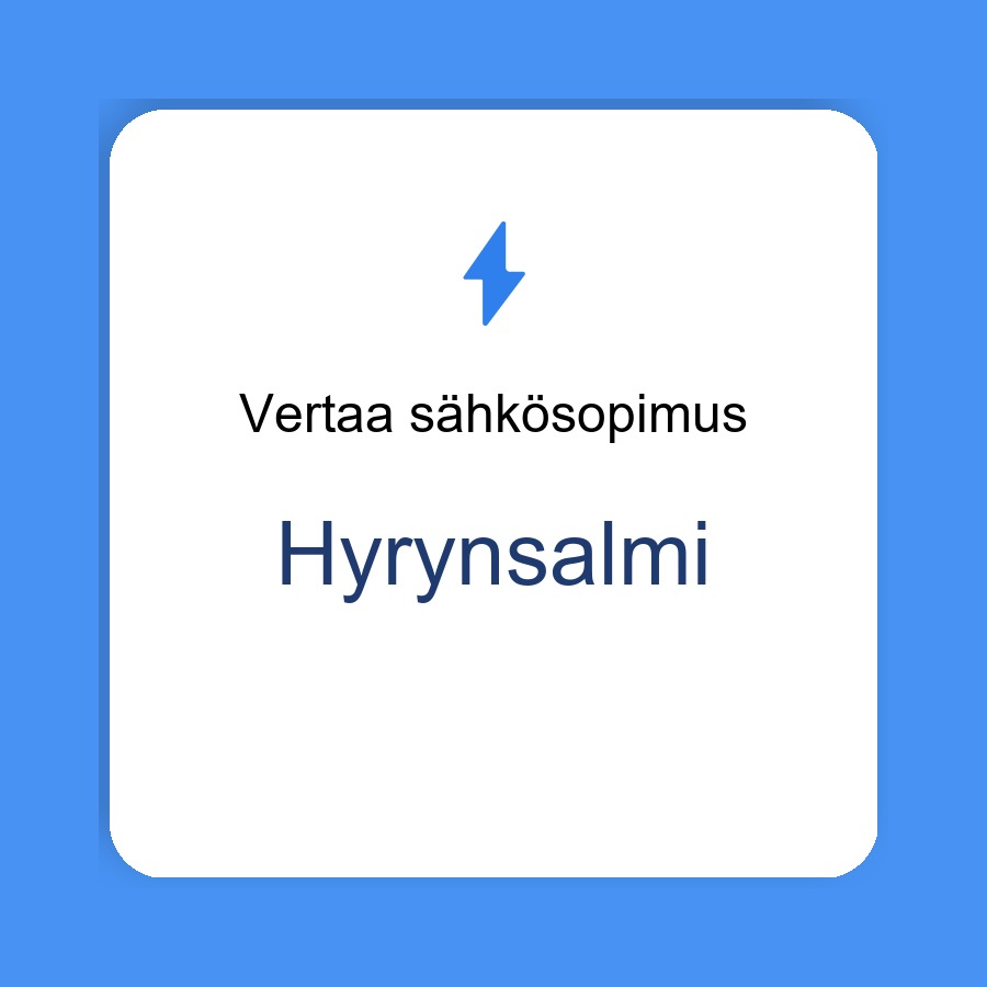 sähkösopimus Hyrynsalmi