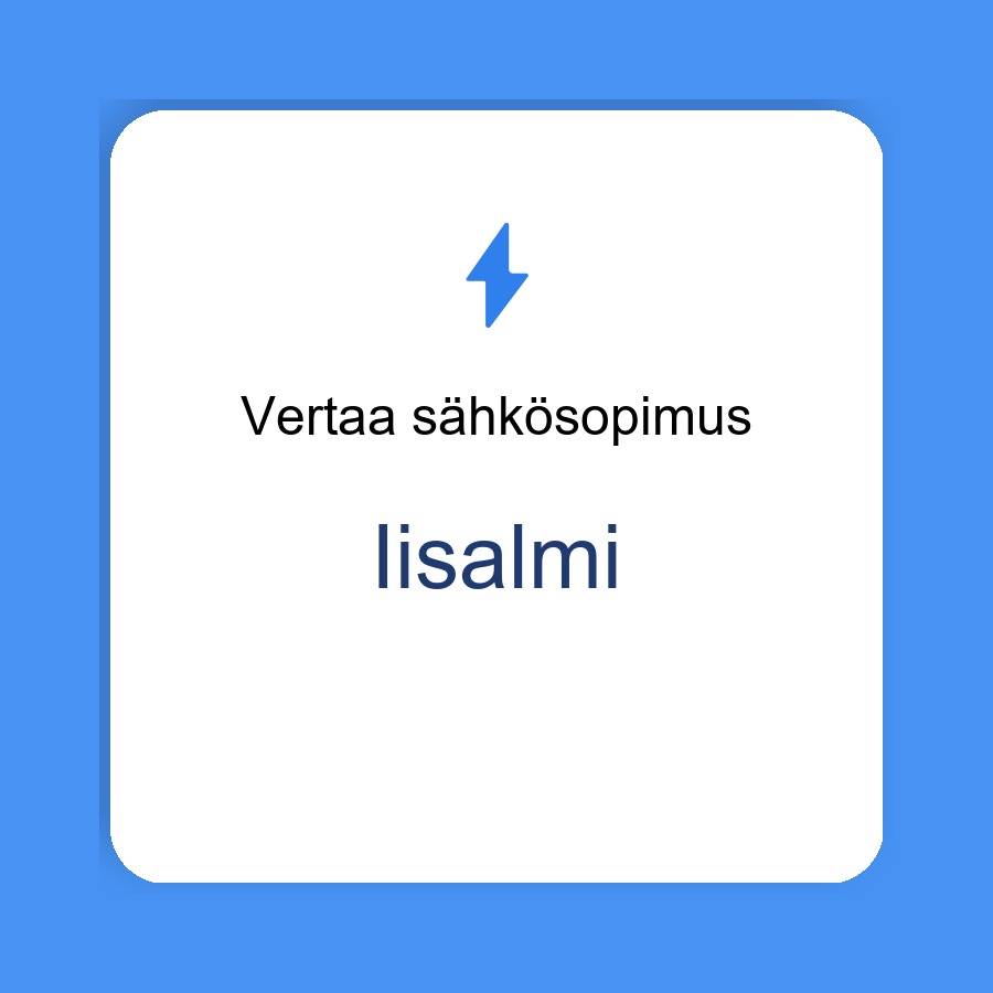 sähkösopimus Iisalmi