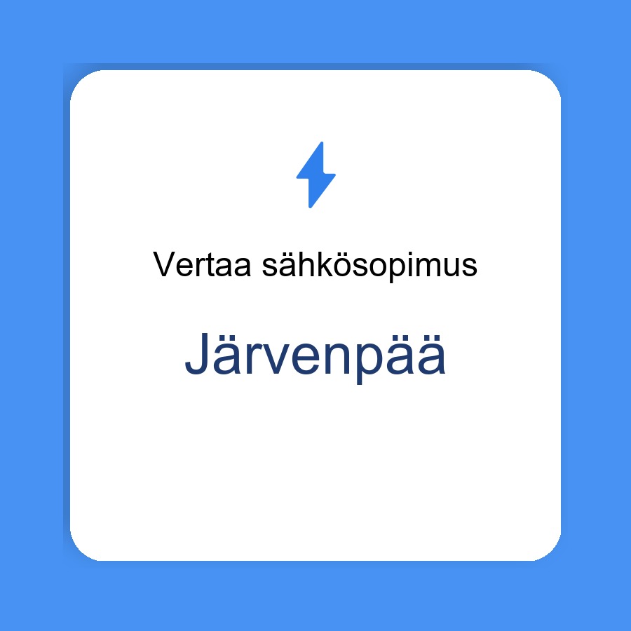 sähkösopimus Järvenpää