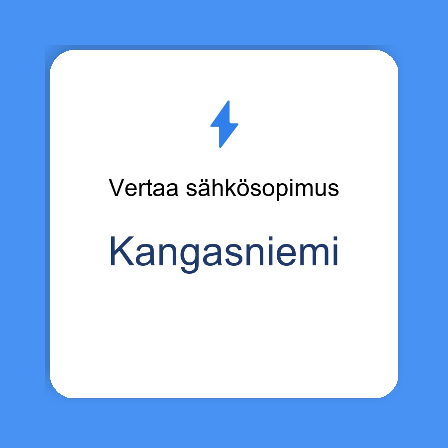 sähkösopimus Kangasniemi