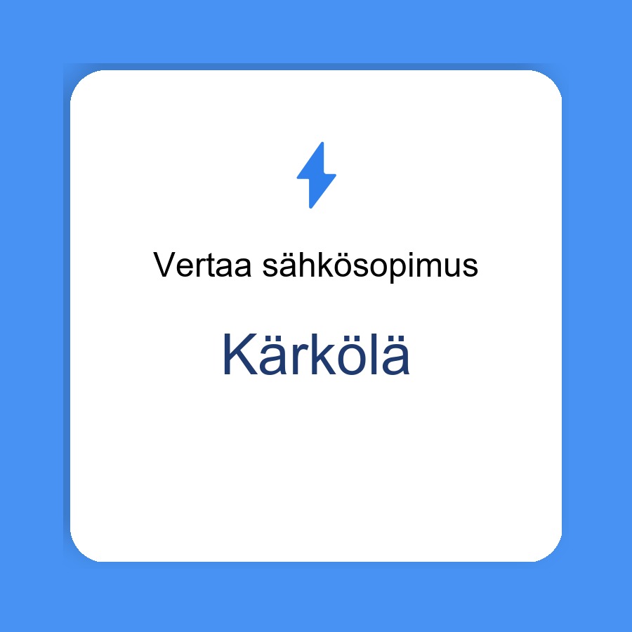 sähkösopimus Kärkölä