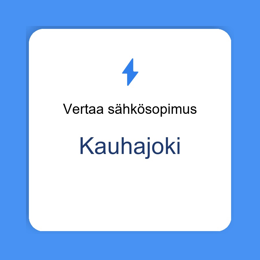 sähkösopimus Kauhajoki