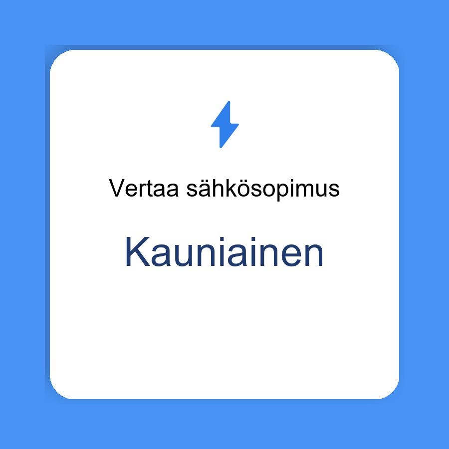 sähkösopimus Kauniainen