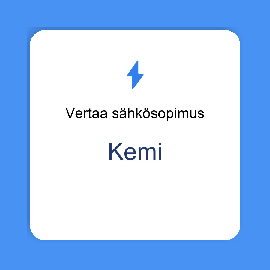 sähkösopimus Kemi