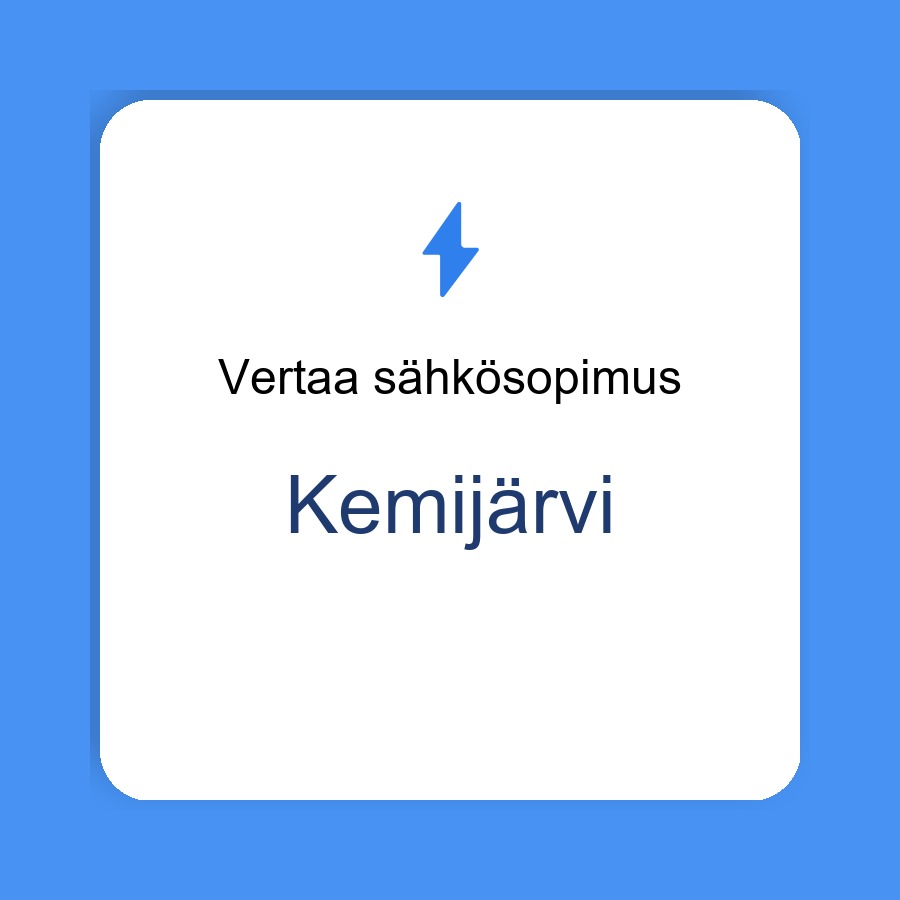 sähkösopimus Kemijärvi