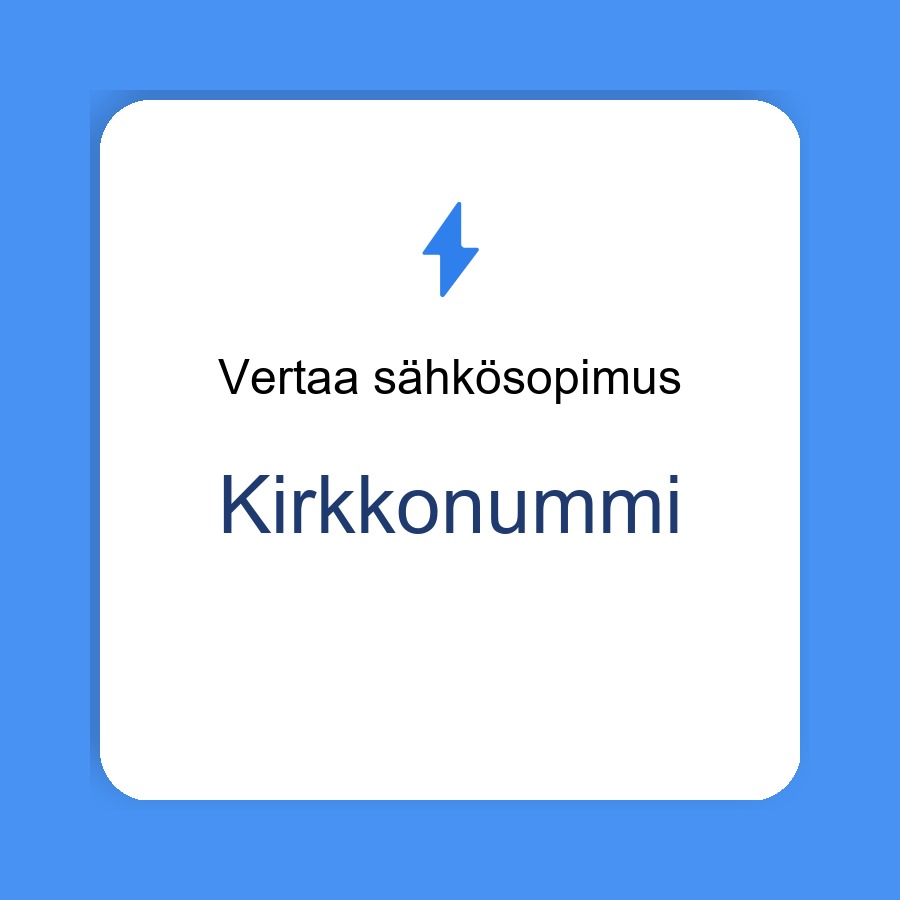 sähkösopimus Kirkkonummi