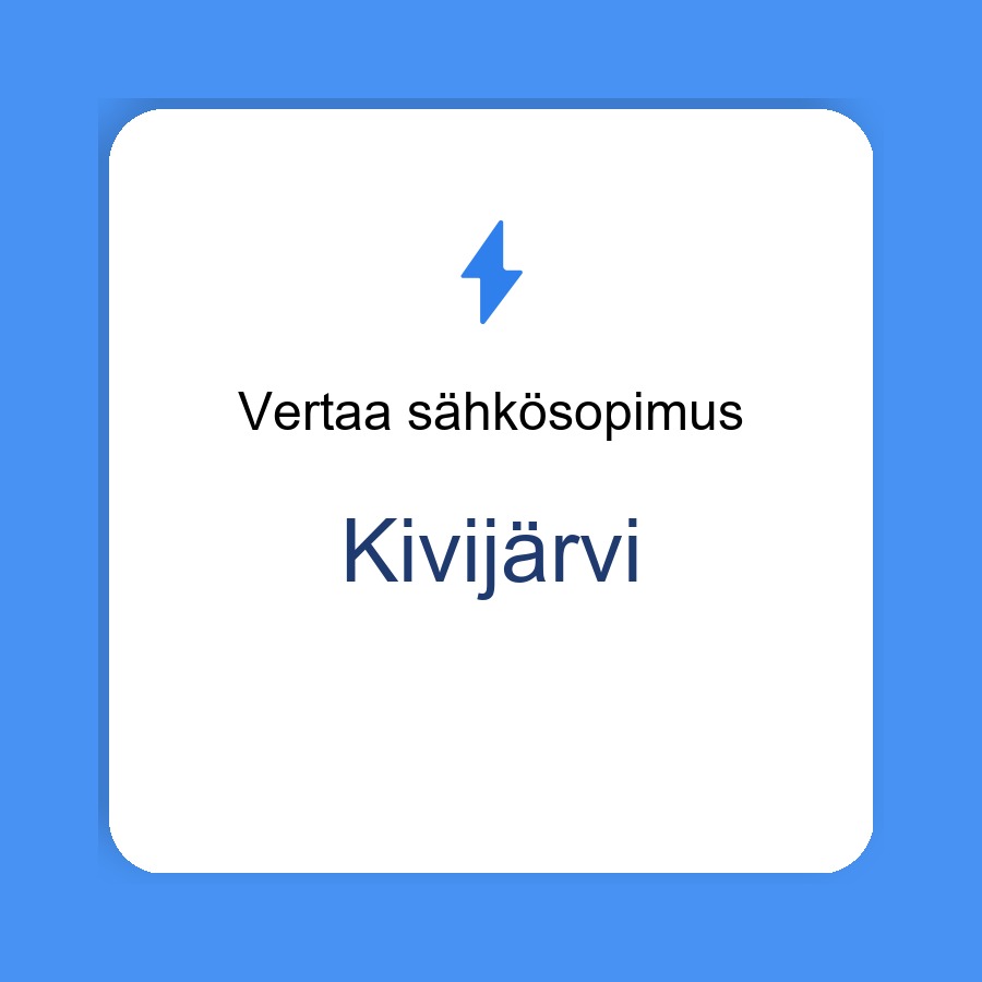 sähkösopimus Kivijärvi