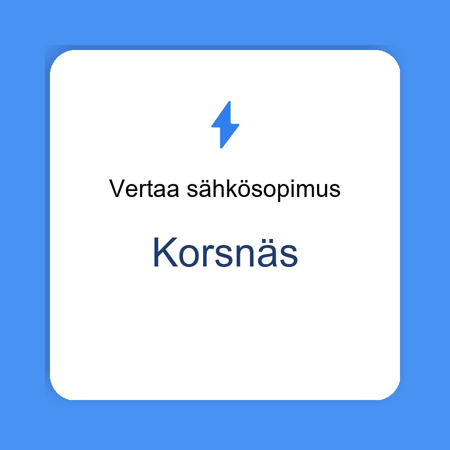 sähkösopimus Korsnäs