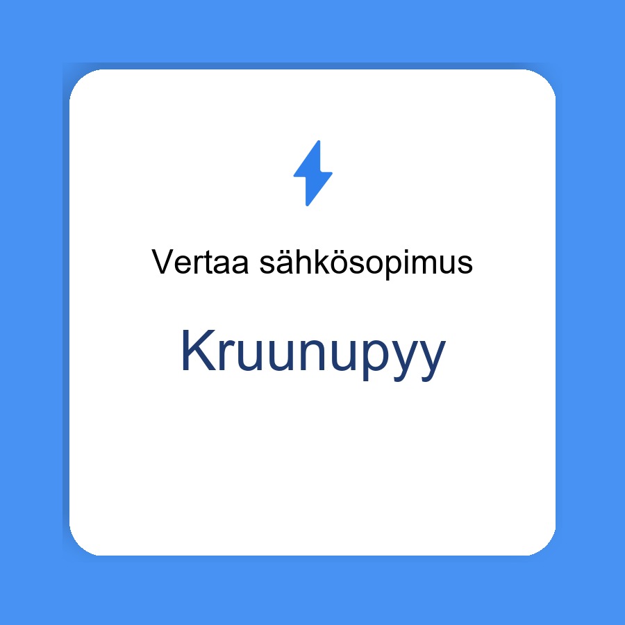 sähkösopimus Kruunupyy