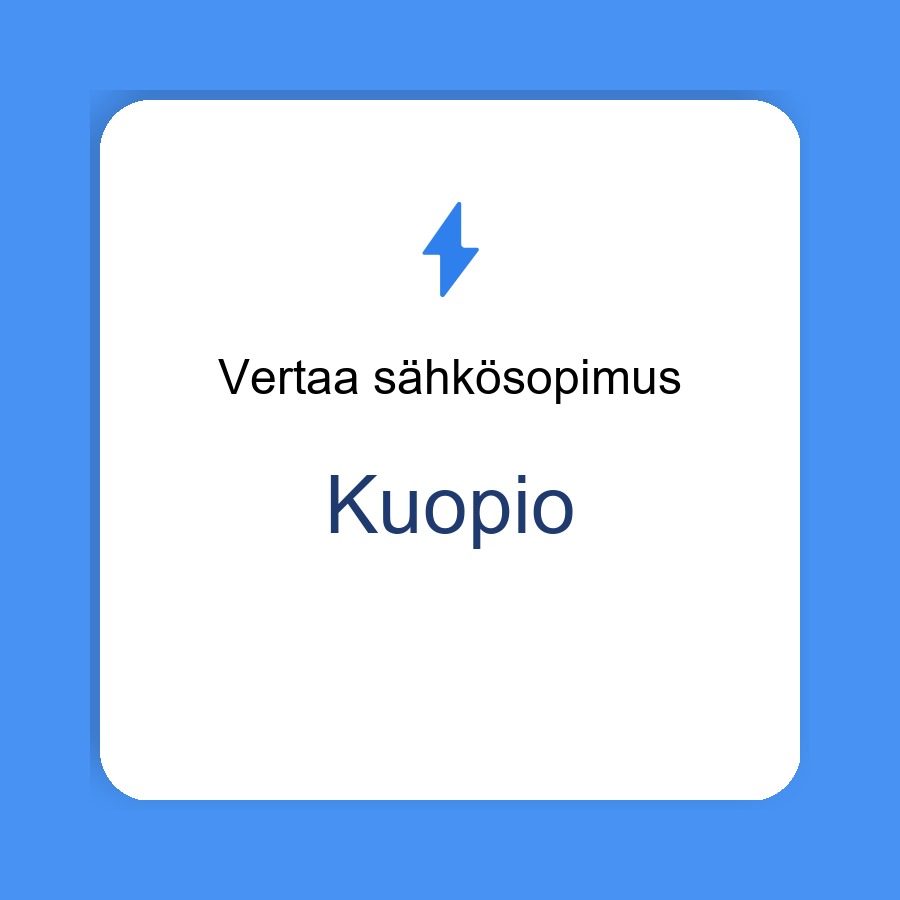 sähkösopimus Kuopio