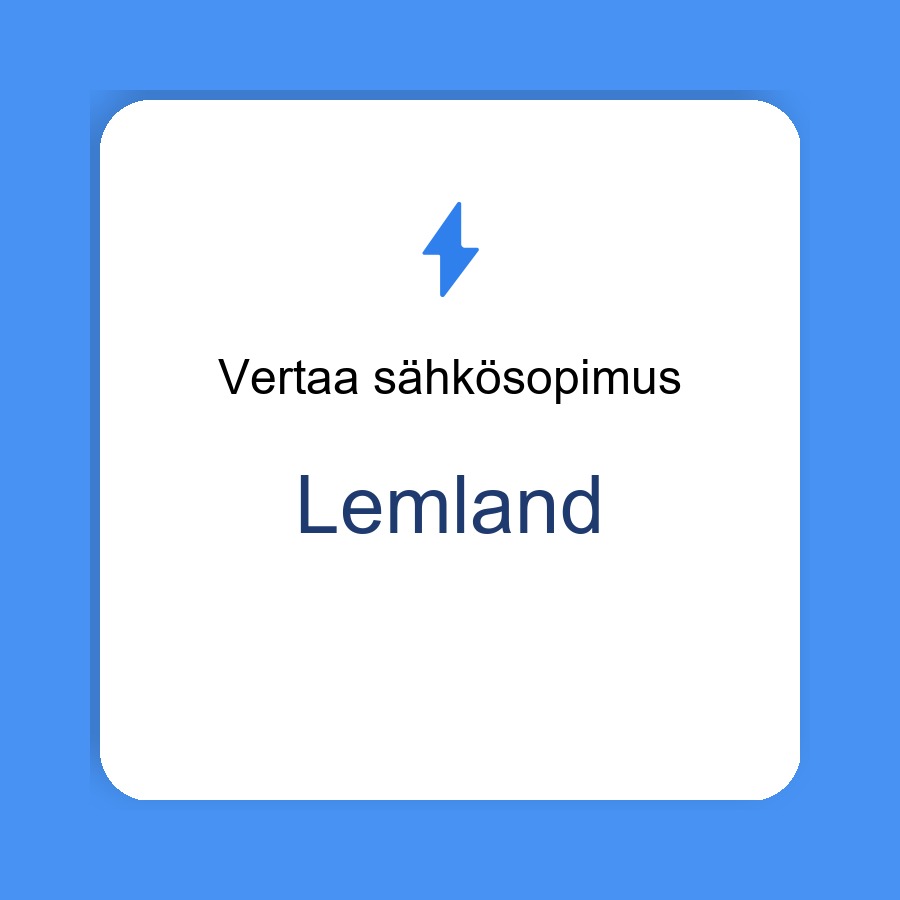 sähkösopimus Lemland