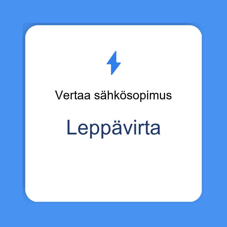 sähkösopimus Leppävirta