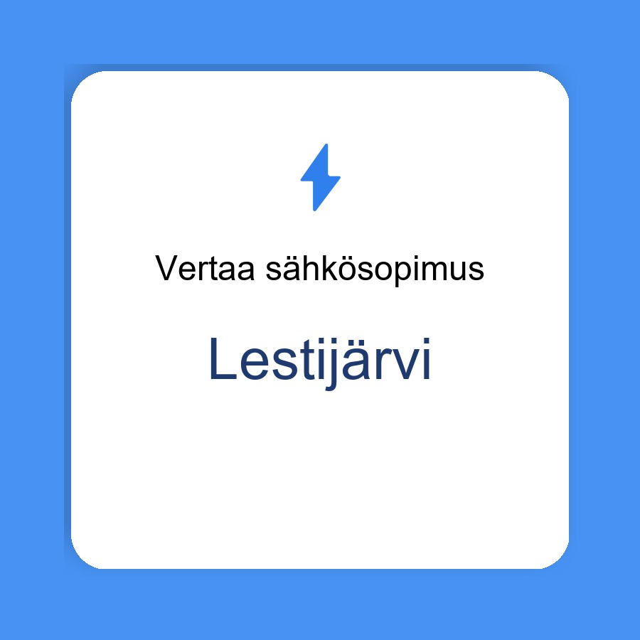 sähkösopimus Lestijärvi