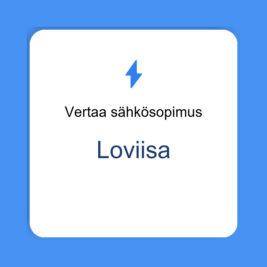 sähkösopimus Loviisa