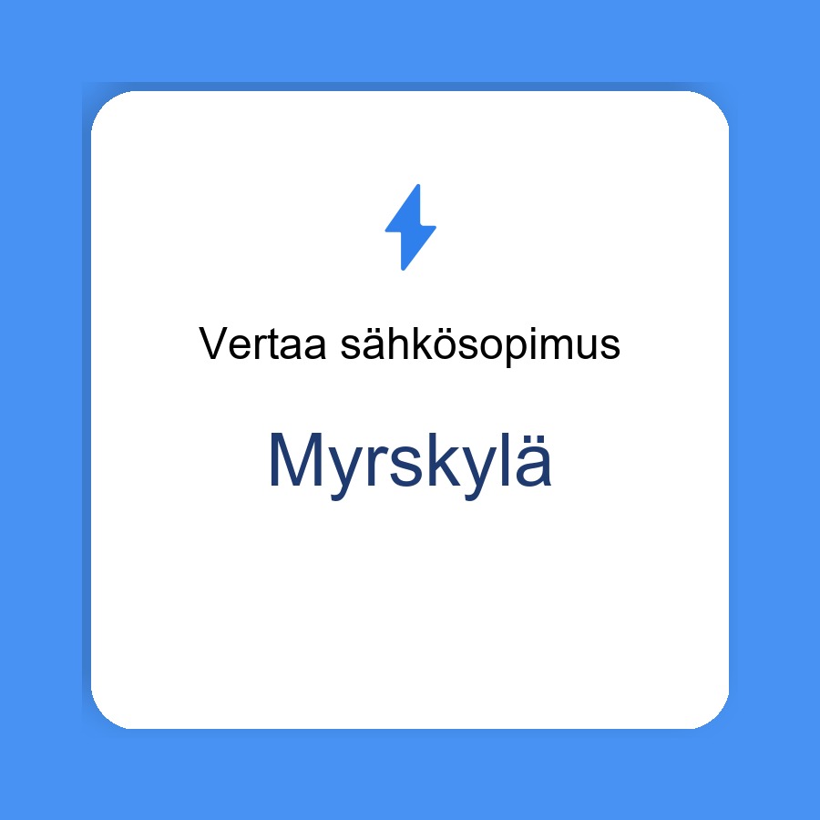 sähkösopimus Myrskylä