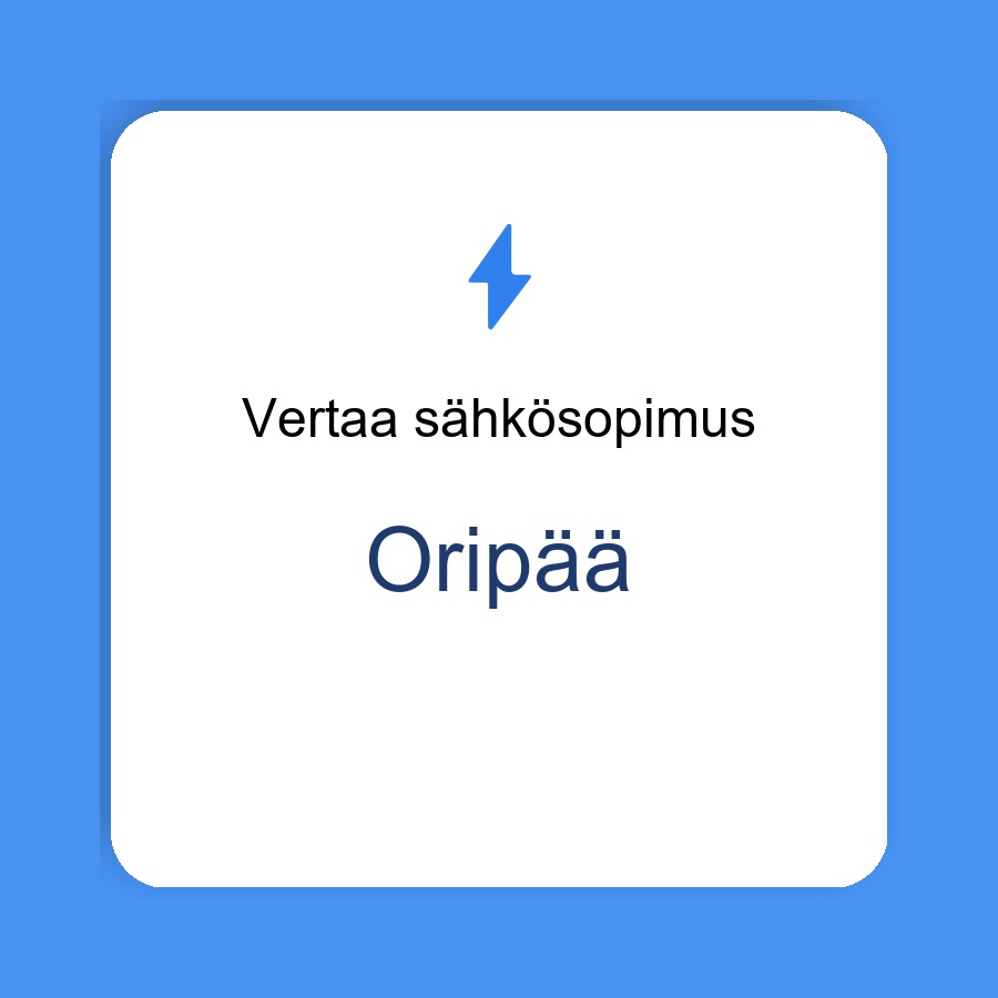 sähkösopimus Oripää