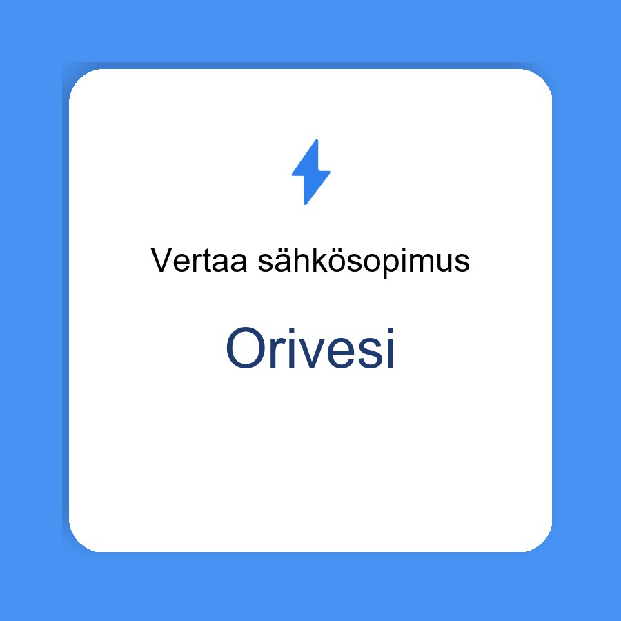 sähkösopimus Orivesi