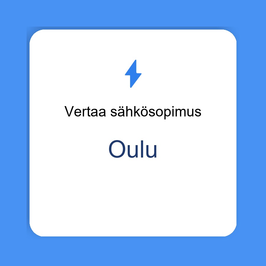 sähkösopimus Oulu