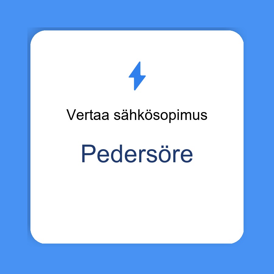 sähkösopimus Pedersöre