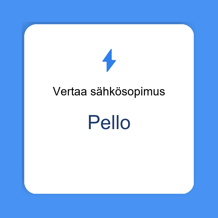 sähkösopimus Pello