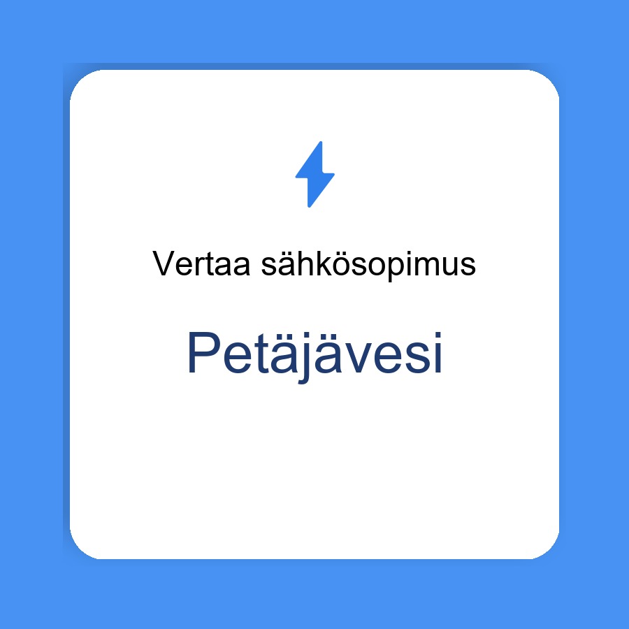 sähkösopimus Petäjävesi