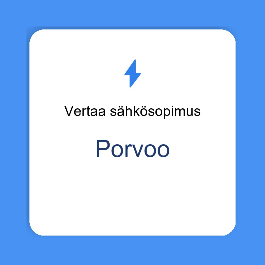 sähkösopimus Porvoo