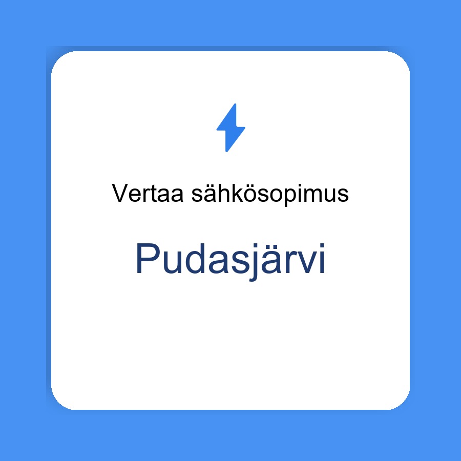 sähkösopimus Pudasjärvi