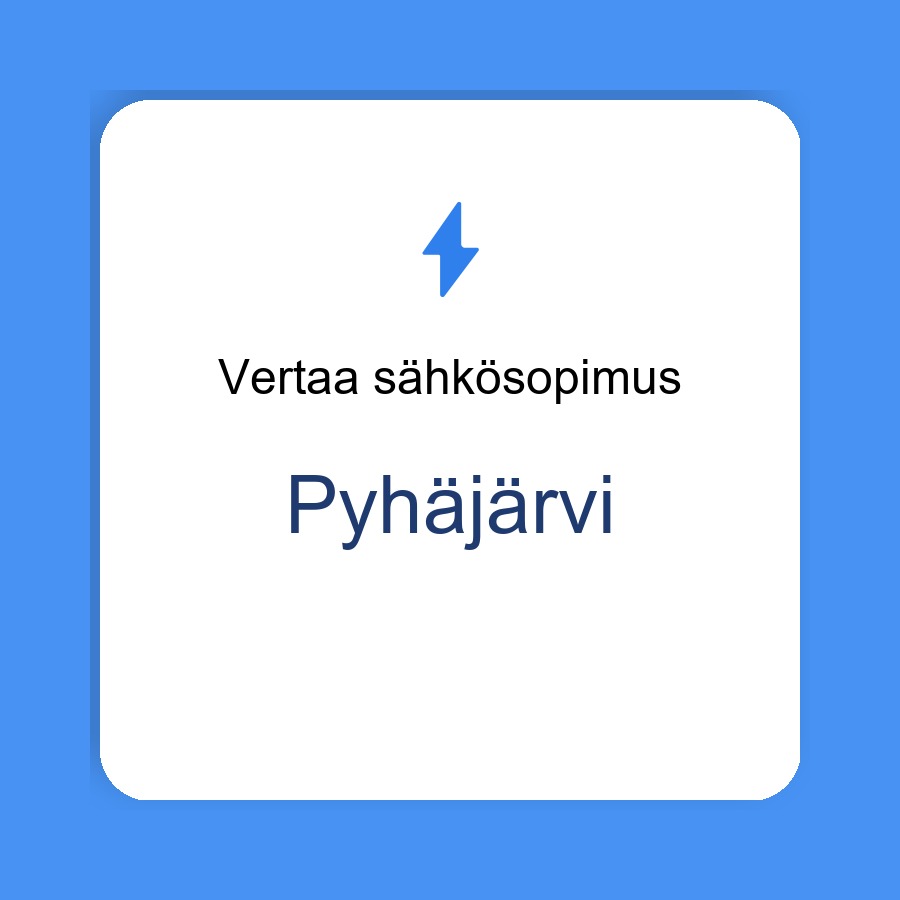 sähkösopimus Pyhäjärvi