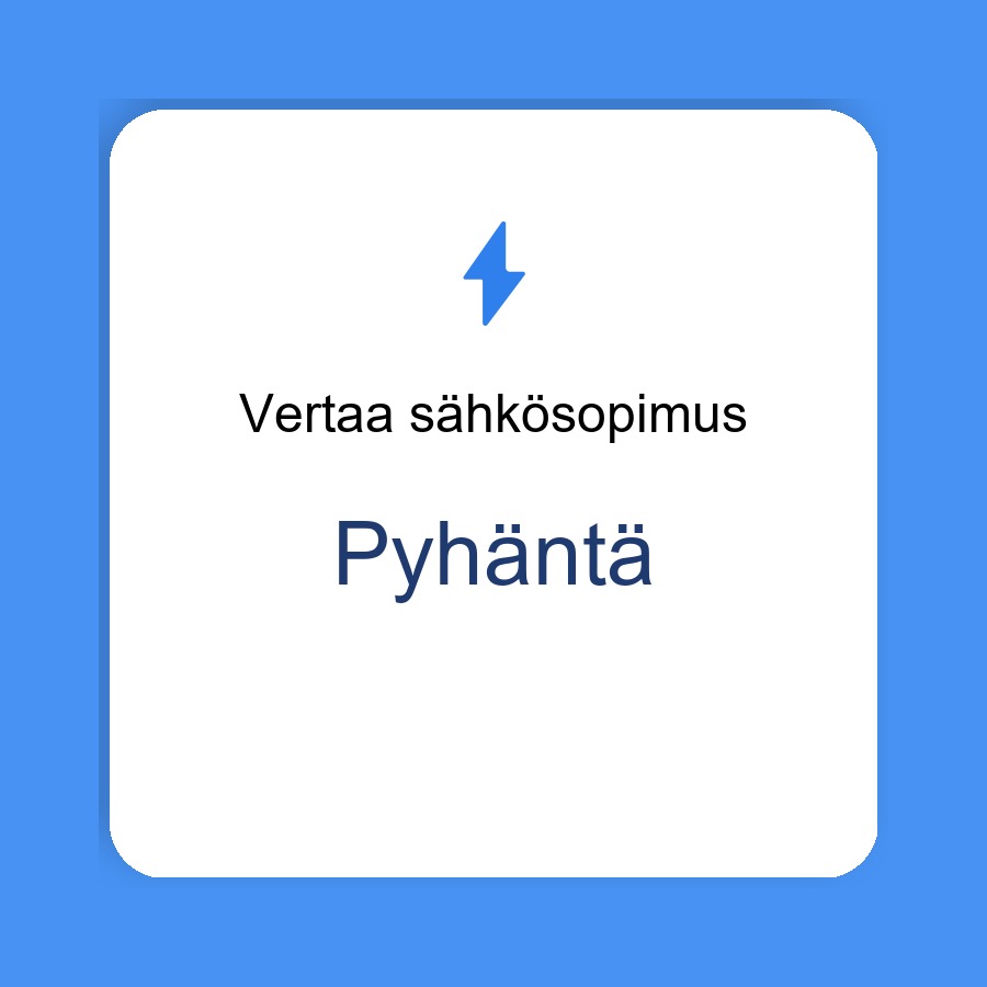 sähkösopimus Pyhäntä