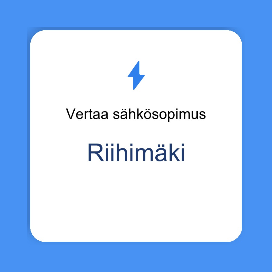 sähkösopimus Riihimäki