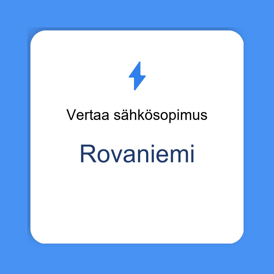 sähkösopimus Rovaniemi