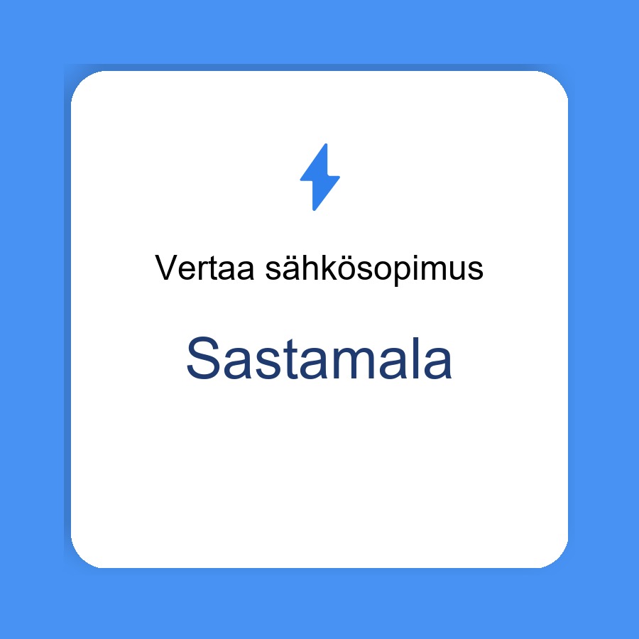 sähkösopimus Sastamala