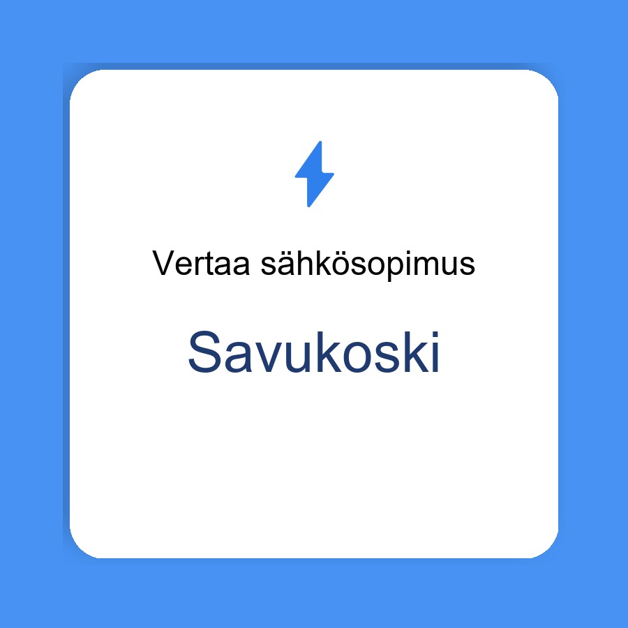 sähkösopimus Savukoski