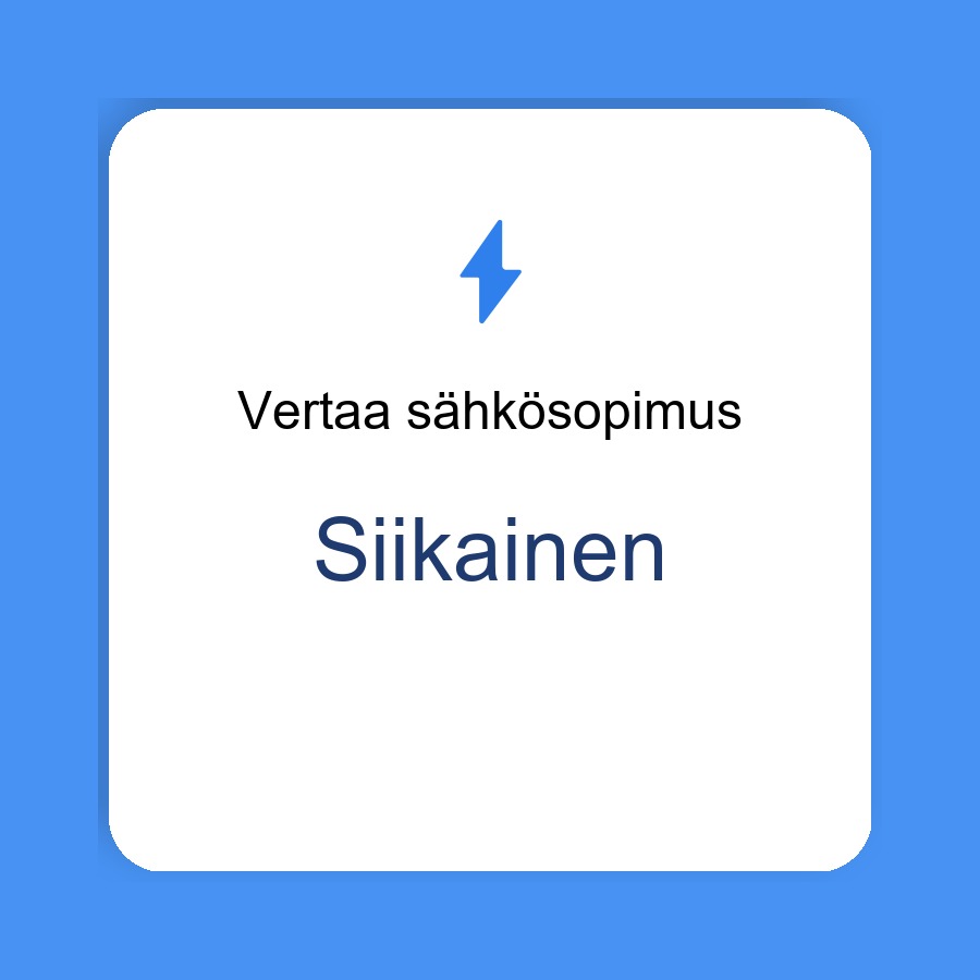 sähkösopimus Siikainen
