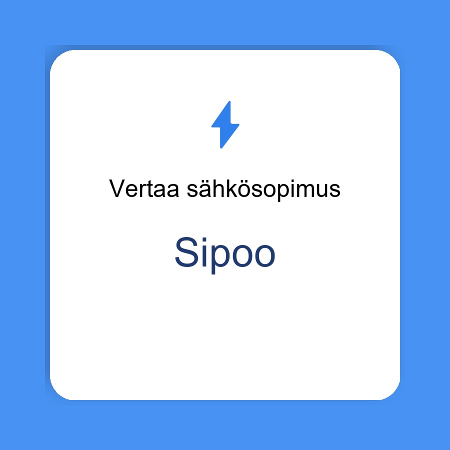 sähkösopimus Sipoo