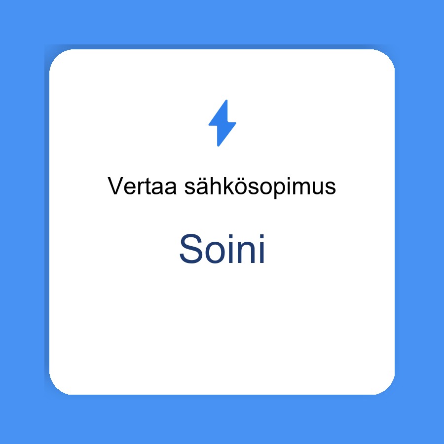 sähkösopimus Soini