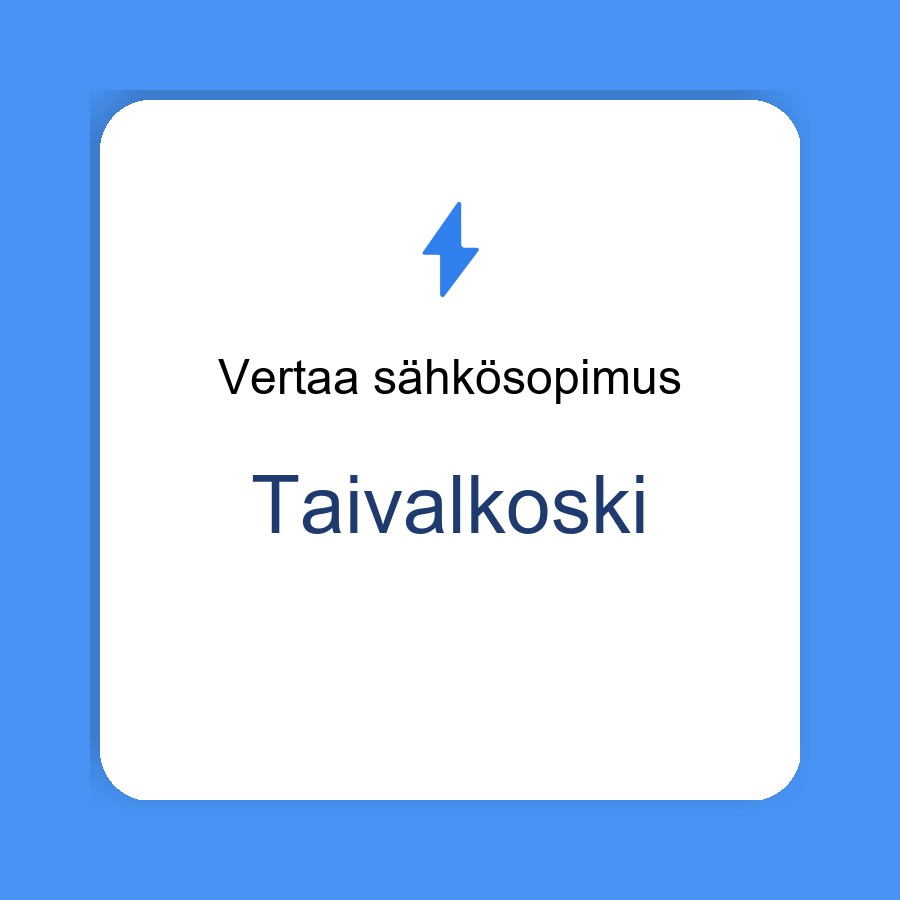 sähkösopimus Taivalkoski
