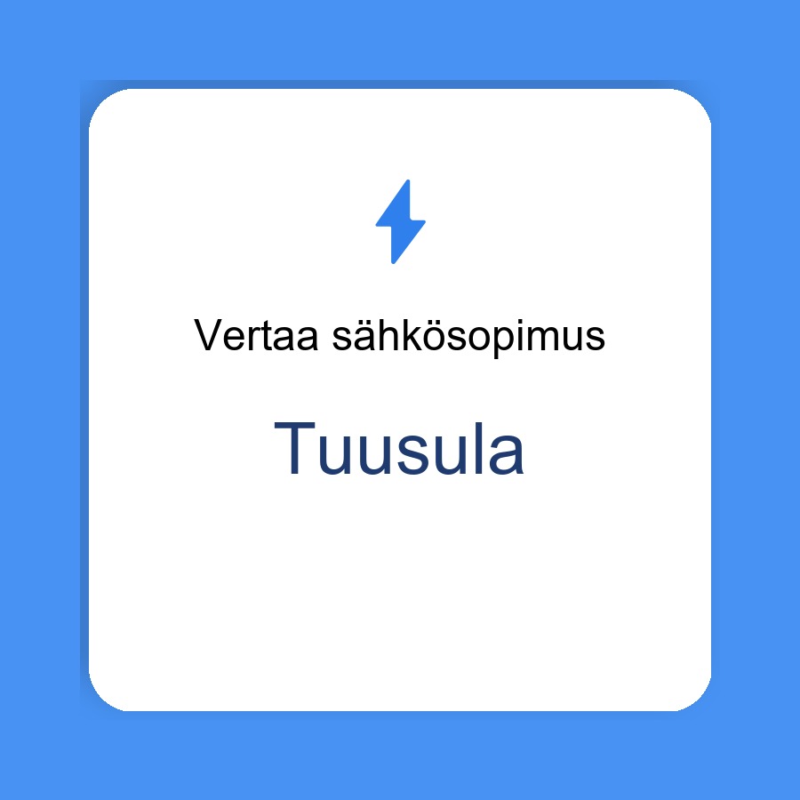 sähkösopimus Tuusula