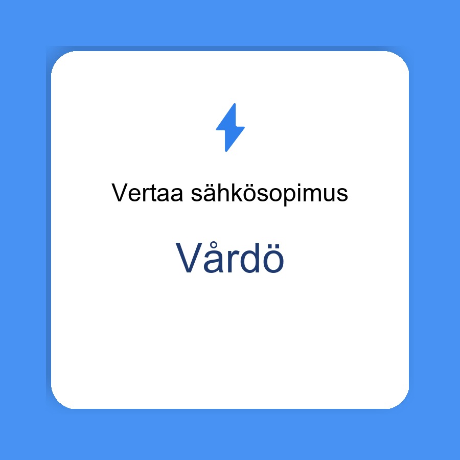 sähkösopimus Vårdö