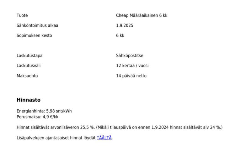 tammikuun spot keskiarvo 2026