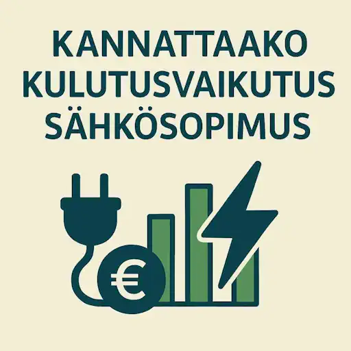 kannattaako kulutusvaikutus sähkösopimus